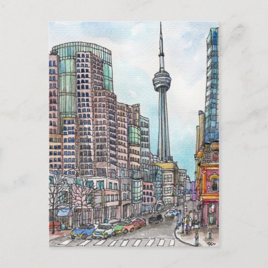 キングストリートの角 ポストカード (正面)