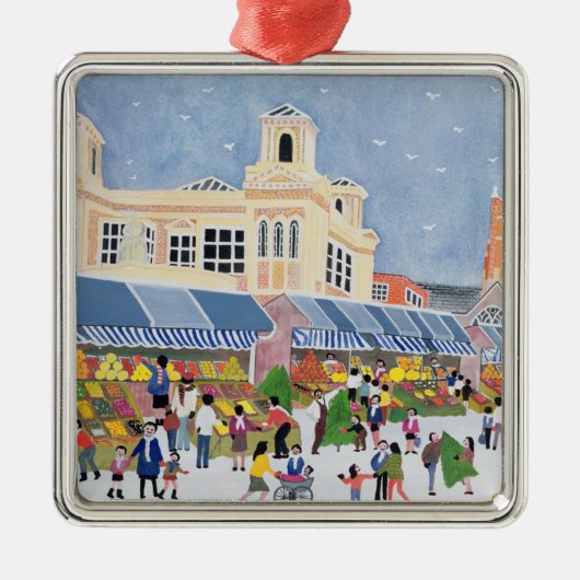 キングストンの市場サリー州2 メタルオーナメント (正面)