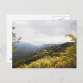 キングストンを見下ろすブルーマウンテンズ ポストカード (正面/裏面)