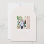 キングストンエレガントモノグラムタイポグラフィ結婚ズ 招待状 (裏面)