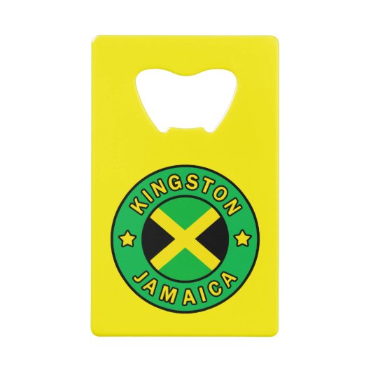 キングストンジャマイカ クレジットカード栓抜き (正面)