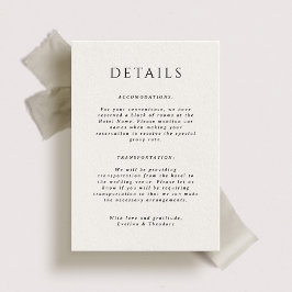 キングストンポタ結婚イト詳細カード 招待状