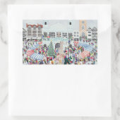 キングストンマーケットサリー 長方形シール (バッグ)