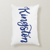 キングストン優美なスクリプト枕 アクセントクッション (正面(垂直))