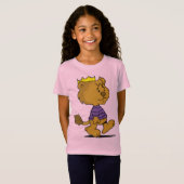 キングストン |かわいいライオンの子 Tシャツ (正面フル)