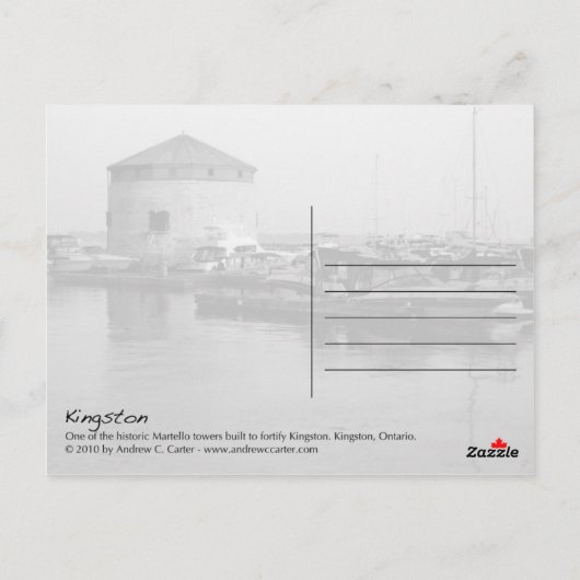 キングストン ポストカード (裏面)