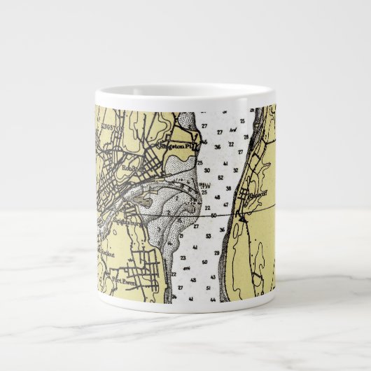 キングストン・リネクリフ（1908年）コーヒーマグ ジャンボコーヒーマグカップ (正面)