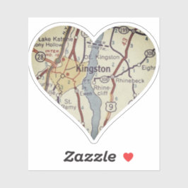 キングストンNYクラシックの地図 シール