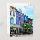 キングストンNY – ビューオブウォールストリート ポストカード (正面/裏面)