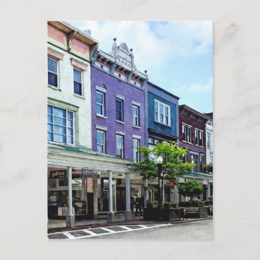 キングストンNY – ビューオブウォールストリート ポストカード (正面)