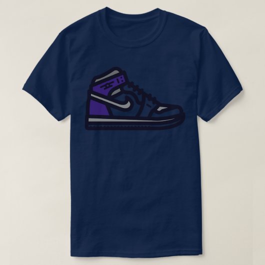キングスバスケットススニーカー Tシャツ (デザイン正面)