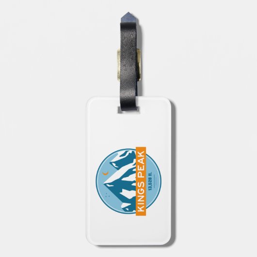 キングスピークユタスターズムーン ラゲッジタグ (裏面縦)