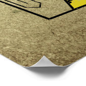 キングスペードヴィンテージスタイルトランプ ポスター (角)