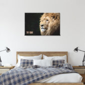 キングスモール（24.00 x 16.00インチ）、1.5インチ独身の、 キャンバスプリント (インサイチュ (寝室))