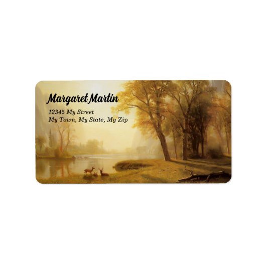 キングスリバーキャニオン1868ヴィンテージアドレス ラベル (正面)