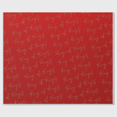 キングスレッドクリスマス ラッピングペーパー (フラット)