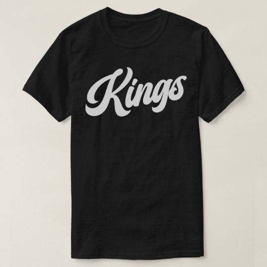 キングスレトロサクラメントキングス Tシャツ (デザイン正面)