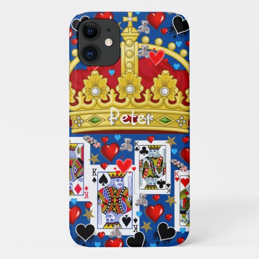 キングス遊カードIphoneケース Case-Mate iPhoneケース (裏面)