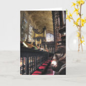 キングス・カレッジ・チャペル~ケンブリッジ,イングランド カード (黄色い花)