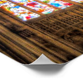 キングス・カレッジ・チャペル～ケンブリッジ，イングランド ポスター (角)