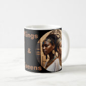 キングス&クイーンズ コーヒーマグカップ (正面右)