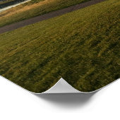 キングズウォークゴルフコース夕べ写真 ポスター (角)