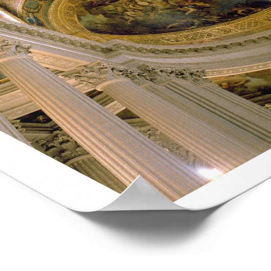 キングズギャラリーとアーチ型の天井の吹き出しのビュー ポスター (角)