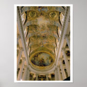 キングズギャラリーとアーチ型の天井の吹き出しのビュー ポスター (正面)