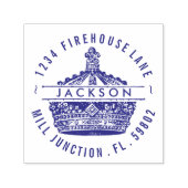 キングズクラウンセルフインキング差出人住所スタンプ セルフインキングスタンプ (デザイン)