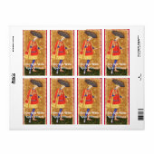 キングズビネヤードレッドワイン/アンティークタロット ラベル (フルシート)