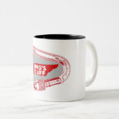 キングズブラフテネシーロック登山カラビナー ツートーンマグカップ (正面右)