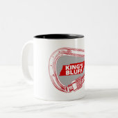 キングズブラフテネシーロック登山カラビナー ツートーンマグカップ (正面左)