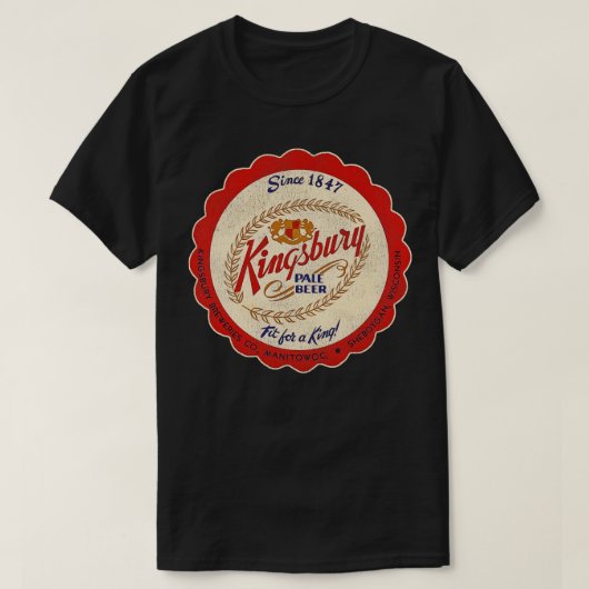 キングズベリービール Tシャツ (デザイン正面)
