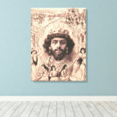 キングソロモン周り踊り女子 キャンバスプリント (インサイチュ (ウッドフロア))