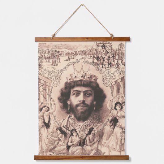 キングソロモン周り踊り女子 吊り下げ型タペストリー (正面)