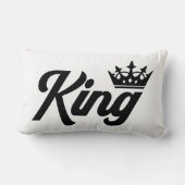 キングタイポグラフィ ランバークッション (裏面)