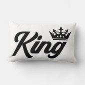 キングタイポグラフィ ランバークッション (正面)