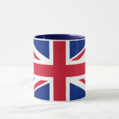 キングダムのフラグ付きブラックコンボマ統一されたグ マグカップ (中央)