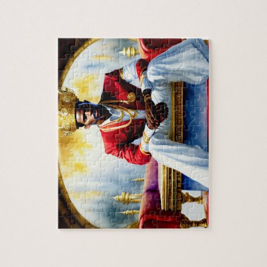 キングダムマンブラッククリスチャンアートパズル ジグソーパズル (縦)