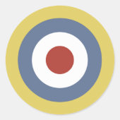 キングダム国統一されたマーカステッカー ラウンドシール (正面)