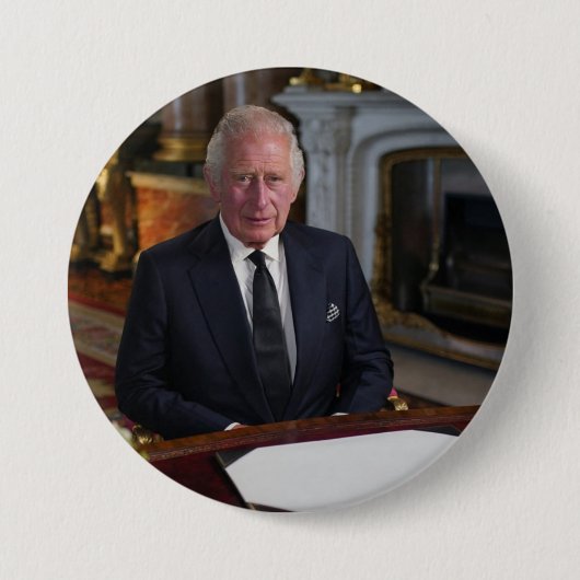 キングダム統一されたのシャルル三世 缶バッジ (正面)