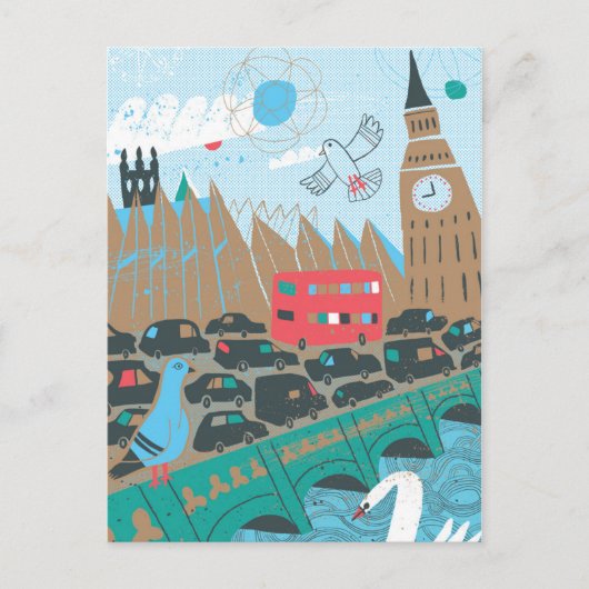 キングダム統一されたシティシーン ポストカード (正面)