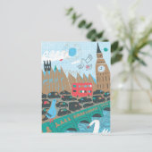 キングダム統一されたシティシーン ポストカード (スタンド正面)