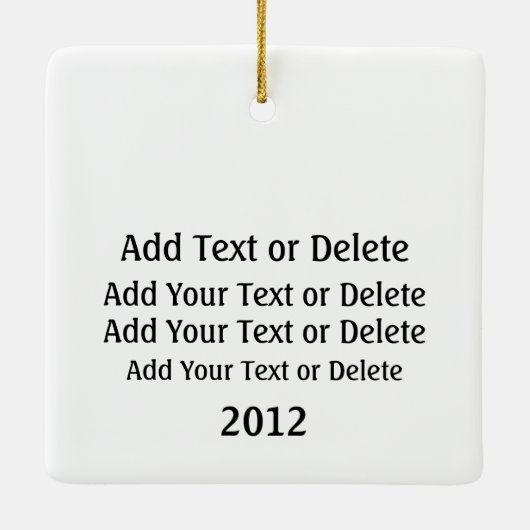 キングダム統一されたスクエアオーナメント セラミックオーナメント (裏面)