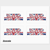 キングダム統一されたステッカー 長方形シール (シート)