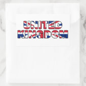 キングダム統一されたステッカー 長方形シール (バッグ)