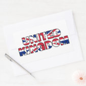 キングダム統一されたステッカー 長方形シール (封筒)