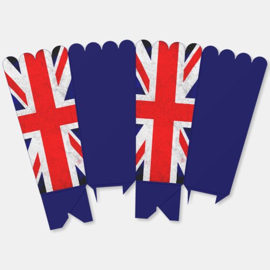 キングダム統一されたユニオンジャック国旗グランジ- 1 フェイバーボックス (見開き)