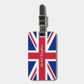キングダム統一されたラゲッジタグ、愛国者英国国旗 ラゲッジタグ (正面縦)
