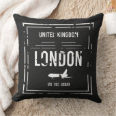 キングダム統一されたロンドン25 2020年12月25日白黒 クッション (ブランケット)